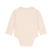 Beige body met leeuwin - Bodysuit long sleeves vanilla melee